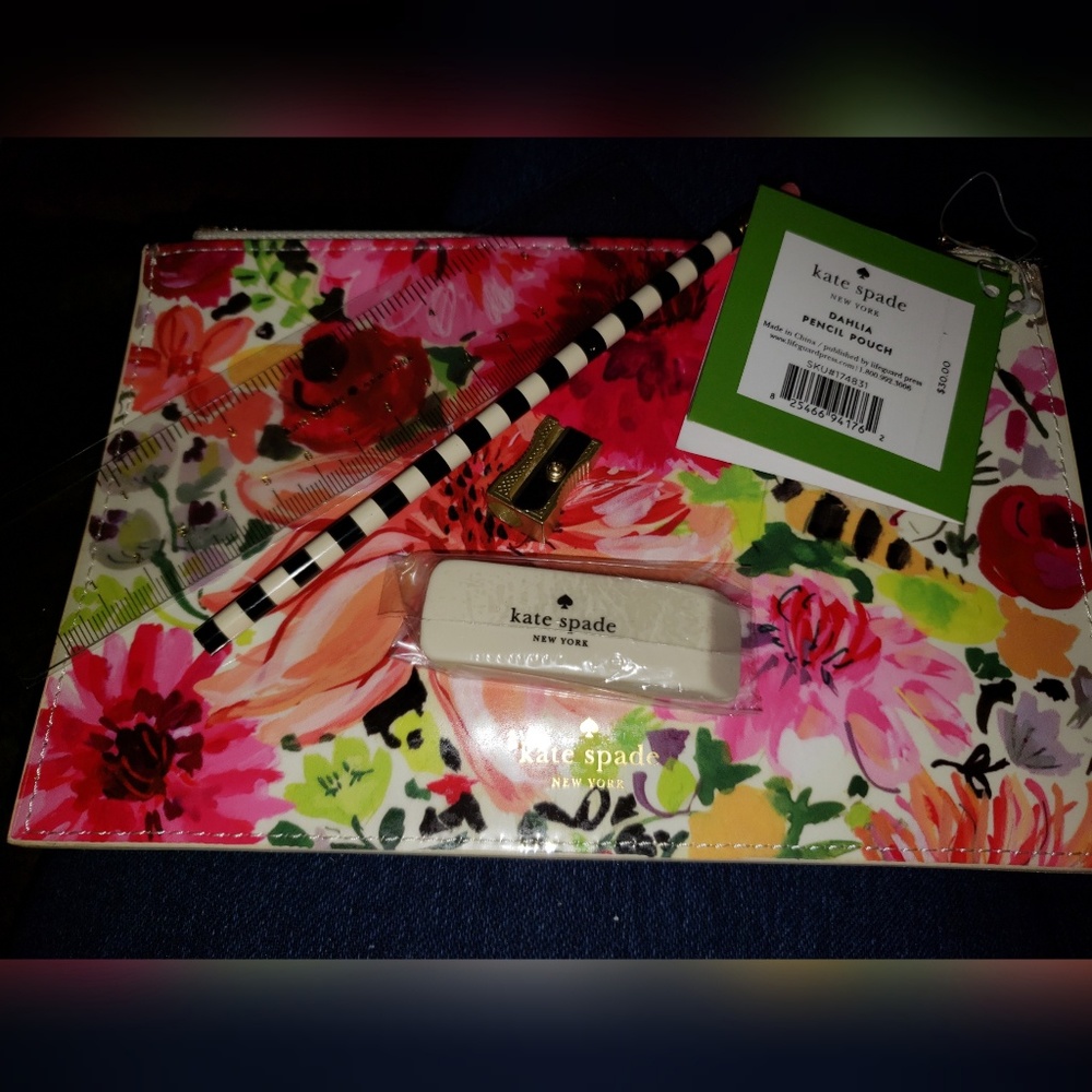 Kate Spade Dahlia pencil pouch